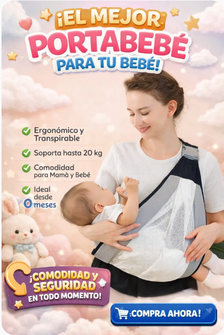👶 Portabebés Ergonómico Multifuncional