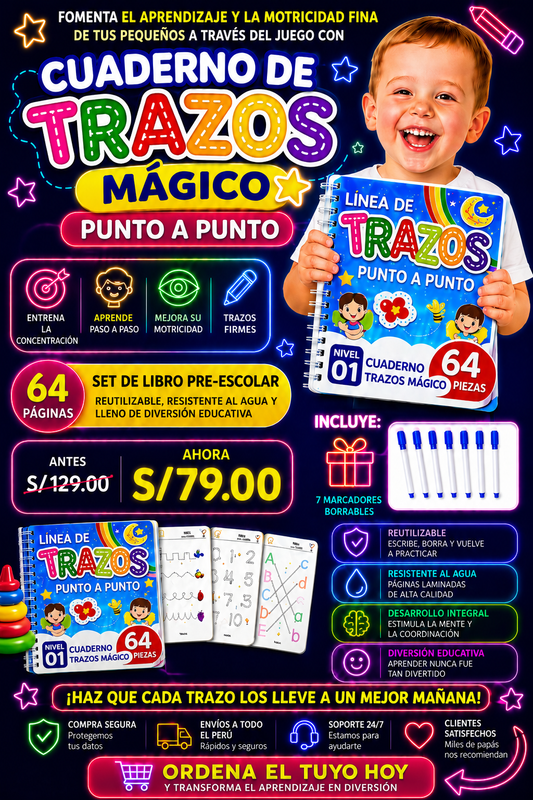 CUADERNO DE TRAZOS MAGICOS